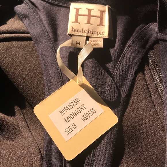 Haute Hippie Midnight Racer Back Tank Top Size M - Picture 5 of 6